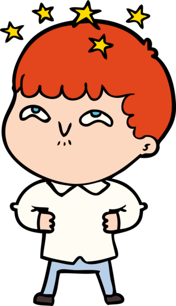 çizgi film bir insan tarafından çizilmiş hayret verici çocuk.