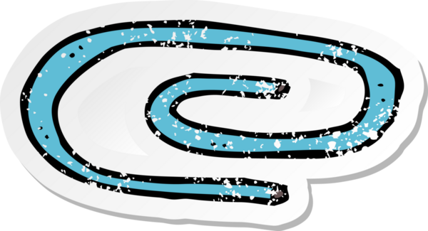 Bir insan tarafından çizilmiş bir karikatür atacının geriletilmiş yapıştırması.