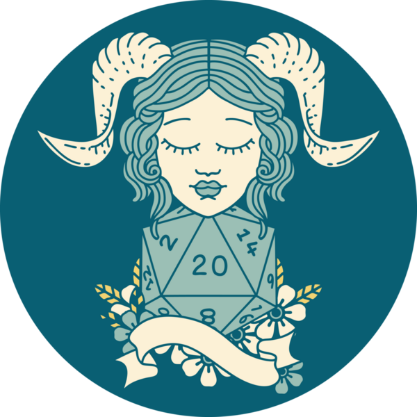 Retro Dövme Biçimi Bir insan tarafından çizilmiş doğal yirmi zar atışıyla düzenleme