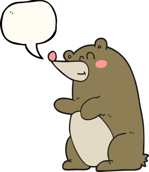 Bir insan tarafından çizilmiş serbest konuşma balonu karikatürü.