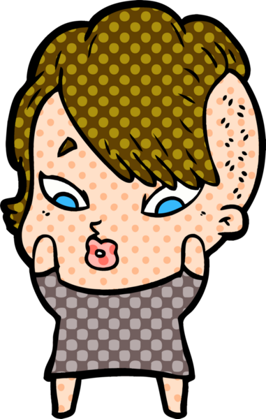 Bir insan tarafından çizilmiş bir karikatür.