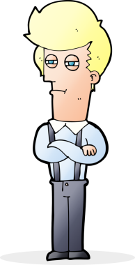 Bir insan tarafından çizilmiş rahatsız bir adam.