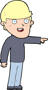 Bir insan tarafından çizilmiş çizgi filmdeki adam.