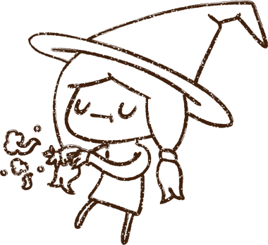 Cadı Kömürü Bir insan tarafından çizilmiş