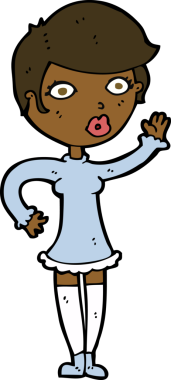 Bir insan tarafından çizilmiş güzel bir kadın.