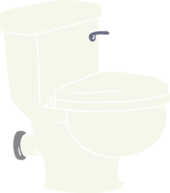 Bir insan tarafından çizilmiş bir tuvalet karalaması.