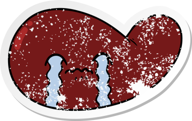 Bir insan tarafından çizilmiş kederli bir safra kesesi etiketi.