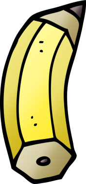 bir insan tarafından çizilmiş vektör gradyan çizim karikatürü