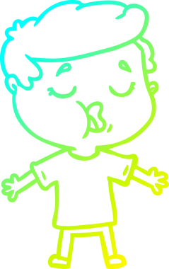 Bir insan tarafından çizilmiş bir karikatür çizimi.