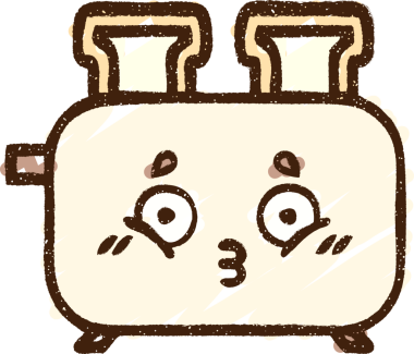 Bir insan tarafından çizilen tost makinesi tebeşiri