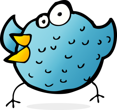 bir insan tarafından çizilmiş mutlu bir kuş.