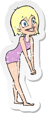 Bir insan tarafından çizilmiş heyecanlı bir karikatürün gerilimli yapıştırması.