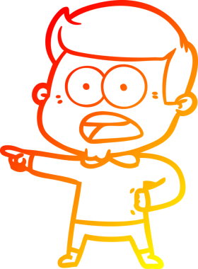 İnsan tarafından çizilmiş bir çizgi film karakteri.