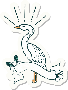 Bir insan tarafından çizilmiş eski bir dövme stili.