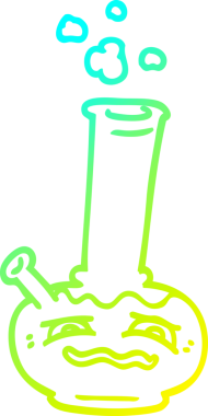 Bir insan tarafından çizilmiş bir çizgi film çizimi.