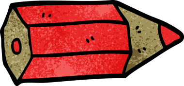 Bir insan tarafından çizilmiş karalama kalemi.