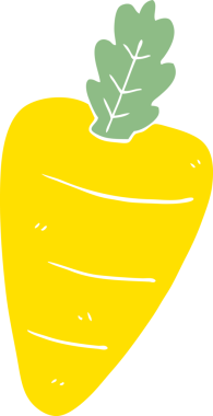 Bir insan tarafından çizilmiş karalama havucu.