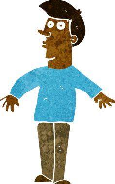 Bir insan tarafından çizilen karikatür adamı şaşırttı