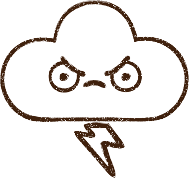 Kızgın Fırtına Kömür Çizimi Bir insan tarafından çizildi