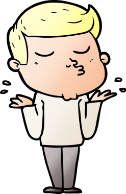 Bir insan tarafından çizilmiş karikatür mankeni adam.