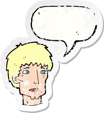 Bir insan tarafından çizilmiş el çizimi karikatür