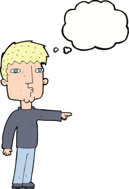 Bir insan tarafından çizilmiş konuşma balonlu bir adam.