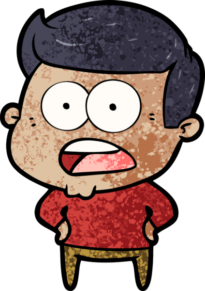 Bir insan tarafından çizilmiş bir karikatür.