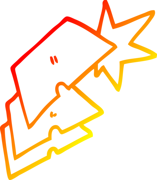 Bir insan tarafından çizilmiş çizgi film iş bıçağı çizimleri.