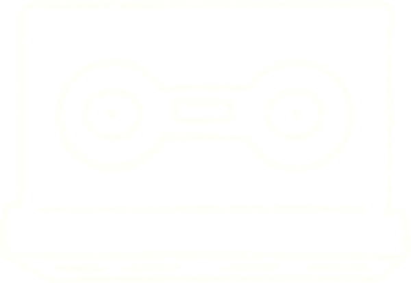 Bir insan tarafından çizilmiş kaset tebeşiri.