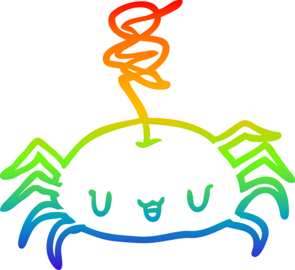 Bir insan tarafından çizilen cadılar bayramı örümceğinin çizimi