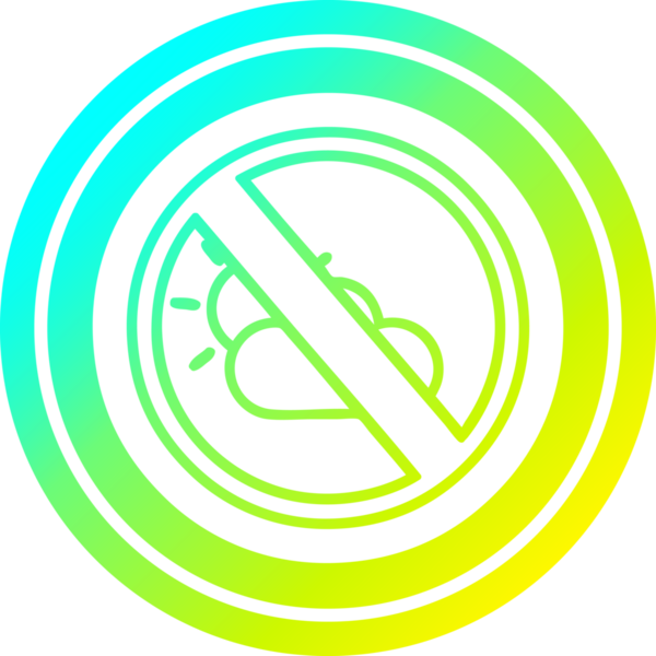 Bir insan tarafından çizilmiş havalı gradyan görünümlü hava durumu simgesi yok