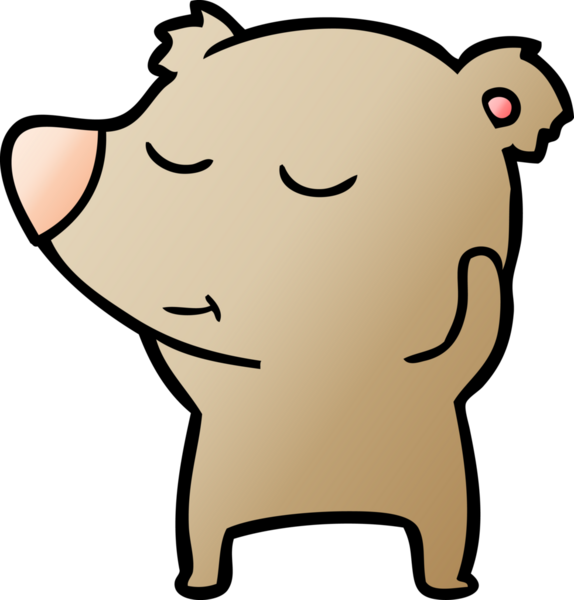 Bir insan tarafından çizilmiş bir çizgi film karakteri.