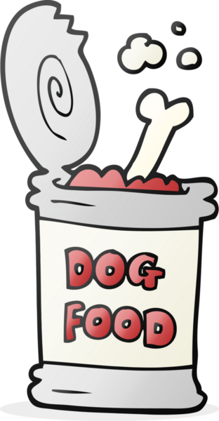 Bir insan tarafından çizilmiş serbest çizim köpek maması.