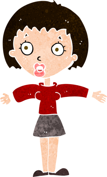 Bir insan tarafından çizilmiş bir karikatür.