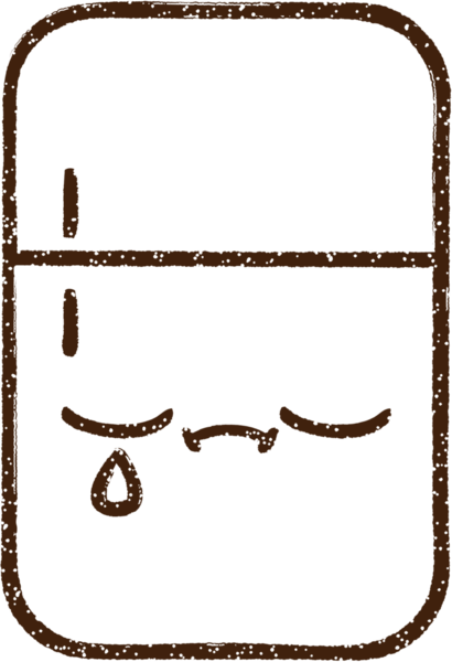 Ağlayan Buzdolabı Kömürü Bir insan tarafından çizilmiş