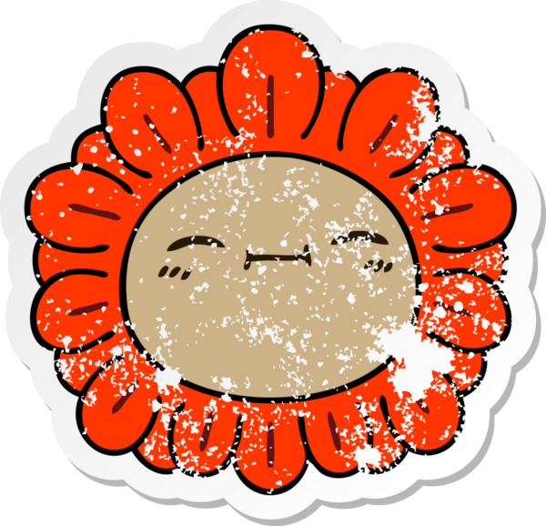 Bir insan tarafından çizilmiş garip bir el çiziminin sıkıntılı çıkartması.