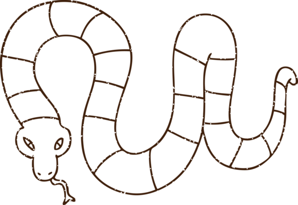 Bir insan tarafından çizilmiş Yılan Kömürü