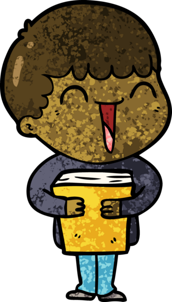 Bir insan tarafından çizilmiş mutlu bir adam.