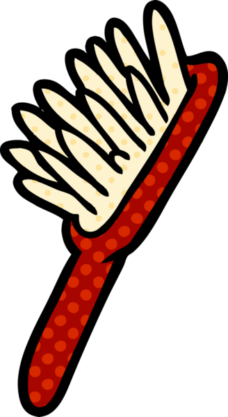 bir insan tarafından çizilmiş karikatür fırçası