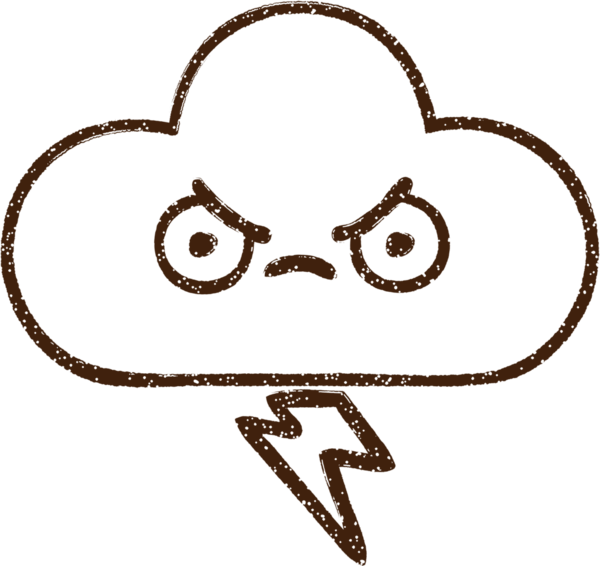 Kızgın Fırtına Kömür Çizimi Bir insan tarafından çizildi