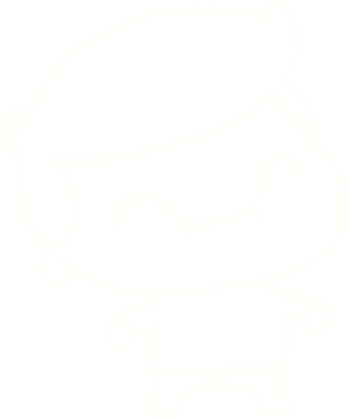 Bir insan tarafından çizilen Mutlu Adam Tebeşiri