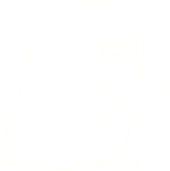 Bebek Penguen Tebeşiri Bir insan tarafından çizilmiş