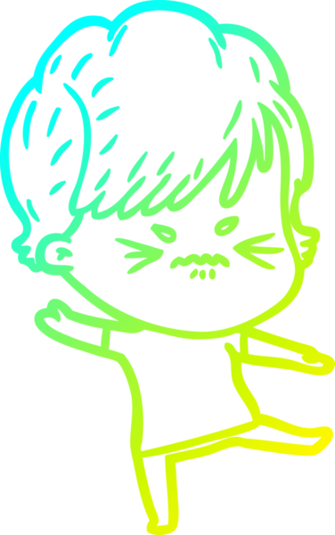 Bir insan tarafından çizilmiş karikatür çizimi.