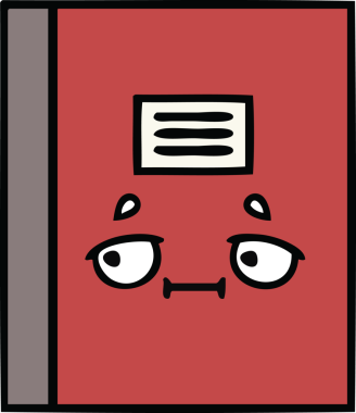 Bir insan tarafından çizilmiş güzel bir defter karikatürü.