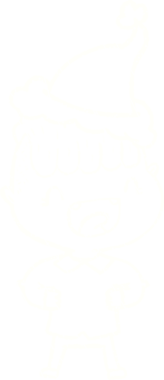 Bir insan tarafından çizilen Noel Adam Tebeşiri