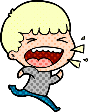 Bir insan tarafından çizilmiş gülen adam.