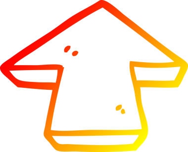 Bir insan tarafından çizilmiş çizgi film okunun sıcak çizgi çizimi