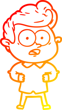 İnsan tarafından çizilmiş bir çizgi film karakteri.