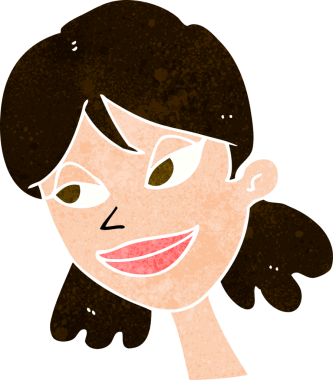 Bir insan tarafından çizilmiş el çizimi karikatür