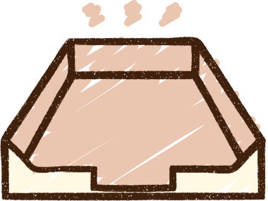 Ofis Tepsisi Tebeşiri Bir insan tarafından çizilmiş